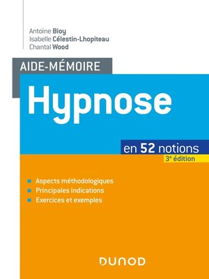 cover image of Aide-mémoire--Hypnose--3e éd.